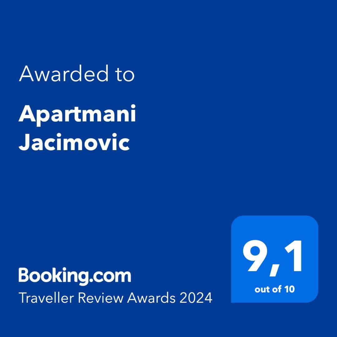 Apartmani Jacimovic Čanj Exterior foto